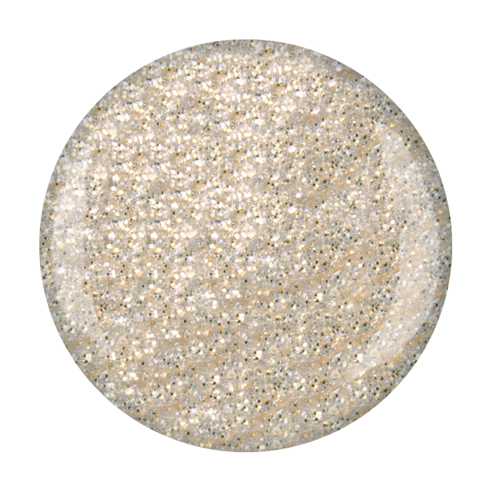 LED/UV Glimmer gel white gold, 4,5 ml - Catherine